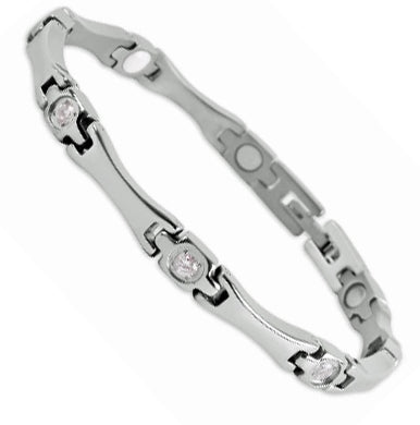 Wishbone Diamond Bio Magnetic Energy Bracelet